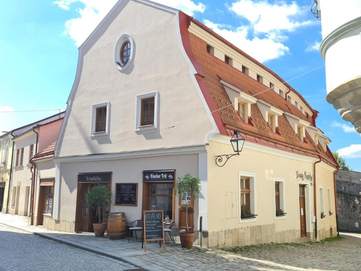 Penzion Hradebni Hotel Telc Exterior photo